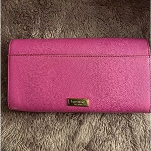 Kate Spade pink wallet/wristlet, probably vintage